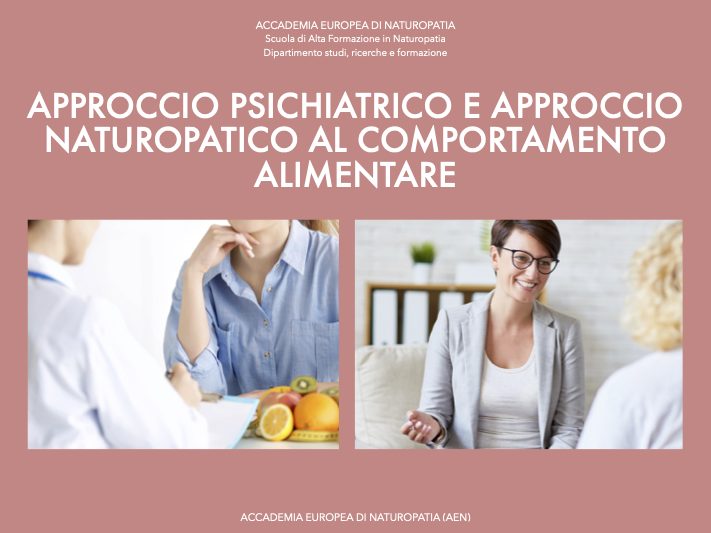 Approccio psichiatrico e approccio naturopatico al comportamento alimentare