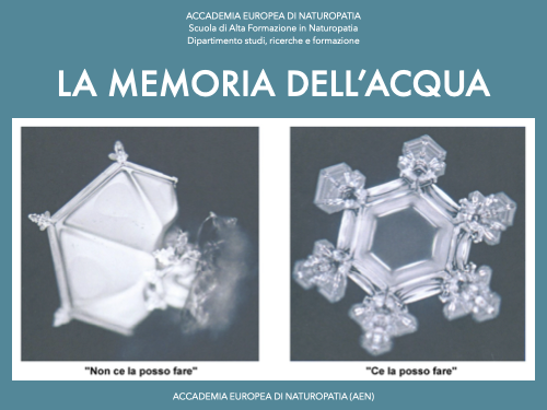 La memoria dell’acqua