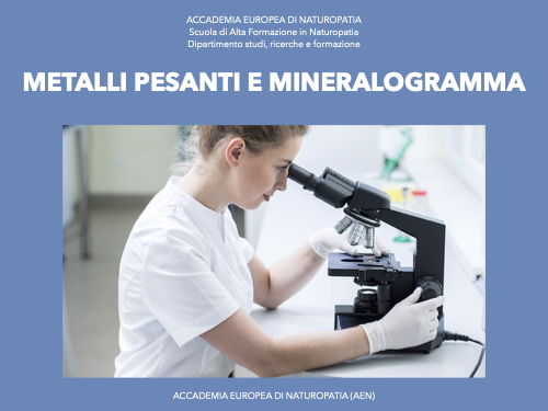 Metalli pesanti e mineralogramma