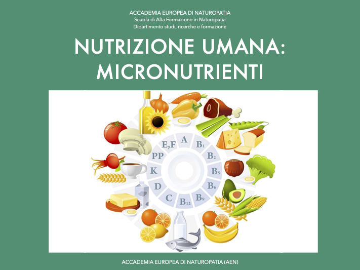 Nutrizione umana 2 - I micronutrienti
